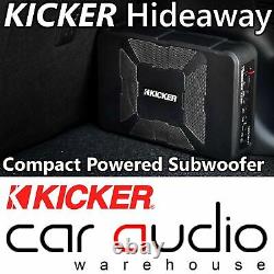 Kicker HS8 Active 150 Watts Amplified Underseat Car Van Sub Subwoofer Bass Box