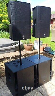 MACKIE THUMP 15 POWERED PA SYSTEM 3600 Watts INC 18 SUB FOR VENUES UP TO 400