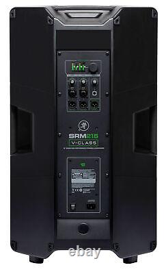 Mackie SRM215 V-Class 15 2000 Watt Powered Active PA DJ Speaker withBluetooth