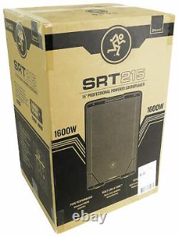 Mackie SRT215 15 1600 Watt Powered Active DJ PA Speaker withBluetooth, Class D