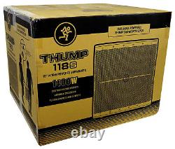 Mackie Thump118S 18 1400 Watt Powered DJ PA Subwoofer Sub Thump 118S