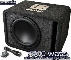 Mega Power 1800W 12 Amplified Active Subwoofer Sub Amp bass box