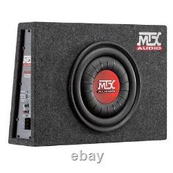 Mtx Road Thunder 10 Powered Flat Bass Enclosure Built In Amplifier