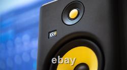 New KRK RP7G4 Rokit 7 Generation 4 Powered Studio Monitor Speaker (PAIR)- BLACK