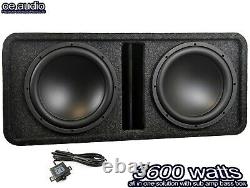 OE-212BX Twin 12 Amplified Subwoofer active box 3600 watts extreme power BASS
