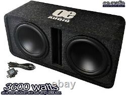 OE-212BX Twin 12 Amplified Subwoofer active box 3600 watts extreme power BASS