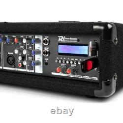 PDM-C405A Active 4 Channel Powered USB Audio Mixer Amplifier PA Bluetooth Amp