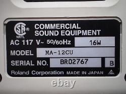 Pair (2) Roland MA-12C MA-12CU Micro Monitor 16W Powered Speakers