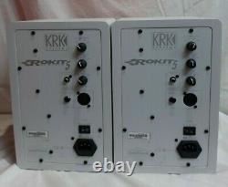 Pair Of KRK Rokit 5 Powered RP5 G3 Platinum Active Studio Monitor Speakers