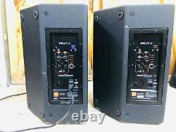 Pair of JBL Professional PRX712 Powered Speakers with Covers Pair Tested & Working