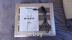 Pioneer M-Ax10 Stereo Power Amplifier Transistor 100V TAD EXCLUSIVE vintage