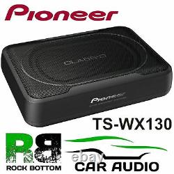 Pioneer TS-WX130EA 160 Watts Amplified Active Car Underseat Flat Sub Subwoofer