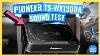 Pioneer Ts Wx130da Compact Slim Active Subwoofer Sound Test 3 3 Install Series