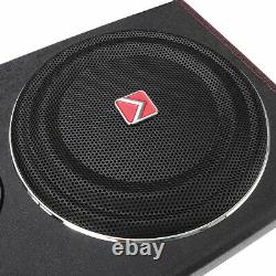 Power Amplified Active underseat car subwoofer 8 600w RMS Built-in amp 12V