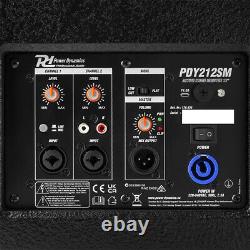 Power Dynamics 178.636 PDY212SM Active Stage Monitor 12