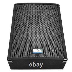 Powered 2-Way 12 Floor / Stage Monitor Wedge Style with Titanium Horn
