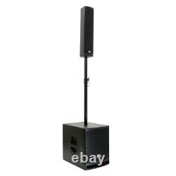 Powered Column Array PA System 700 Watts 10 Sub & 2 Satellite Speakers DSP