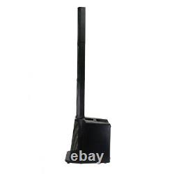 Powered Portable Column Array PA System 4x3 Column Speaker & 10 Inch Subwoofer