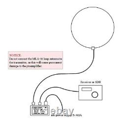 Powerful MLA-30+(Plus) 05-30Mhz Ring Active Antenna with Low Noise Amplifier