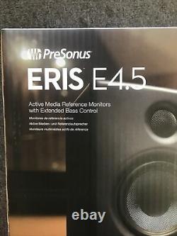 PreSonus Eris E4.5 4.5 inch Powered Studio Monitors-NIB