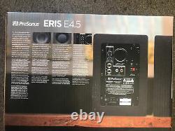 PreSonus Eris E4.5 4.5 inch Powered Studio Monitors-NIB