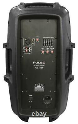 Pulse 12 Active ABS Loudspeaker Speaker DJ Disco PA System Powered