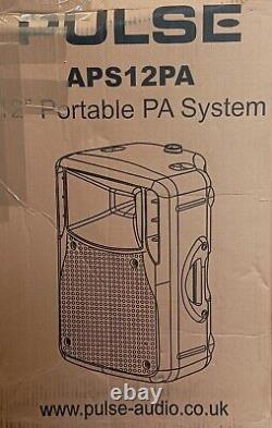 Pulse APS12PA powered PA speaker