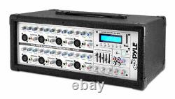 Pyle PMX802M 8 Channel 800w Powered Active Amplified DJ Mixer Amp MP3 USB
