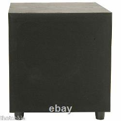 Quality 8 200W Active Sub/Subwoofer Bass Cabinet Home Cinema Hi-Fi Stereo Amp