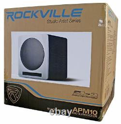 Rockville APM10W 10 400 Watt Powered/Active Studio Subwoofer Pro Reference Sub