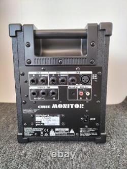 Roland CM-30 Portable Powered Cube Monitor Speaker Working Properly From Japan