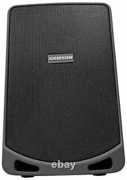 SAMSON XP106WDE 6 Portable Rechargeable Bluetooth Powered PA DJ Speaker+Headset