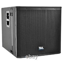 SAXLP-18A Powered 18 Inch Line Array Subwoofer 1200 Watts