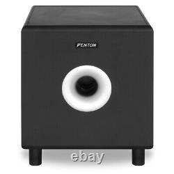 SHF80B 2.1 Tower Speaker, Sub and AV-150BT Bluetooth Amplifier Home Hi-Fi System