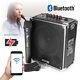 St040 Portable Pa Battery Powered Bluetooth Speaker And Uhf Microphone & Usb 40w