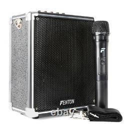 ST040 Portable PA Battery Powered Bluetooth Speaker and UHF Microphone & USB 40W