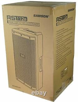 Samson RS112A 12 400 Watt Powered Active Bi-amped DJ PA Speaker withBluetooth/USB