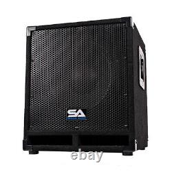Seismic Audio Powered 12 Pro Audio Subwoofer Cabinet PA / Band / DJ / KJ