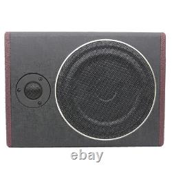 Speaker Slim Under-Seat Active Powered Truck Car Subwoofer Audio Amplifier 8 UK