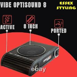 VIBE LiteAir Optisound Auto 8 Amplified Car Subwoofer New V2 version 900w