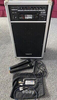 Vonyx ST100 Battery Powered Active Bluetooth Portable PA System Speaker