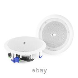 Wireless Streaming Bluetooth Ceiling Mount Speakers Built-In Amplifier 6.5 40w