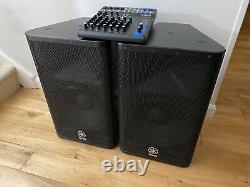 Yamaha Dxr12 Complete Powered Pa System Inc Mg10 Mixer For Band Dj School Church
