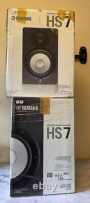 Yamaha HS7 Powered Studio Monitor Speaker Pair, Very good, Black