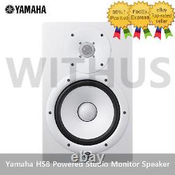Yamaha HS8 Powered Active Studio Monitor Speaker white
