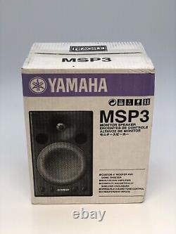 Yamaha MSP3 Professional Powered Active Studio Monitor Speaker (NEW OLD STOCK)