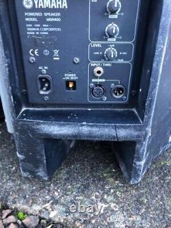 Yamaha MSR400 Powered Loudspeakers DJ Monitors
