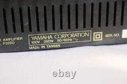 Yamaha P3200 Stereo Power Amplifier Black Active