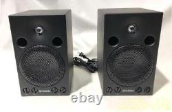 Yamaha powered monitor speakers MSP3 pair Black Used Good Condition From Japan