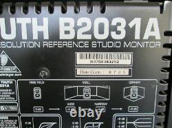2- Haute Résolution Behringer Studio Monitor Utilisé Vérité Entièrement Fonctionnelle B2031a